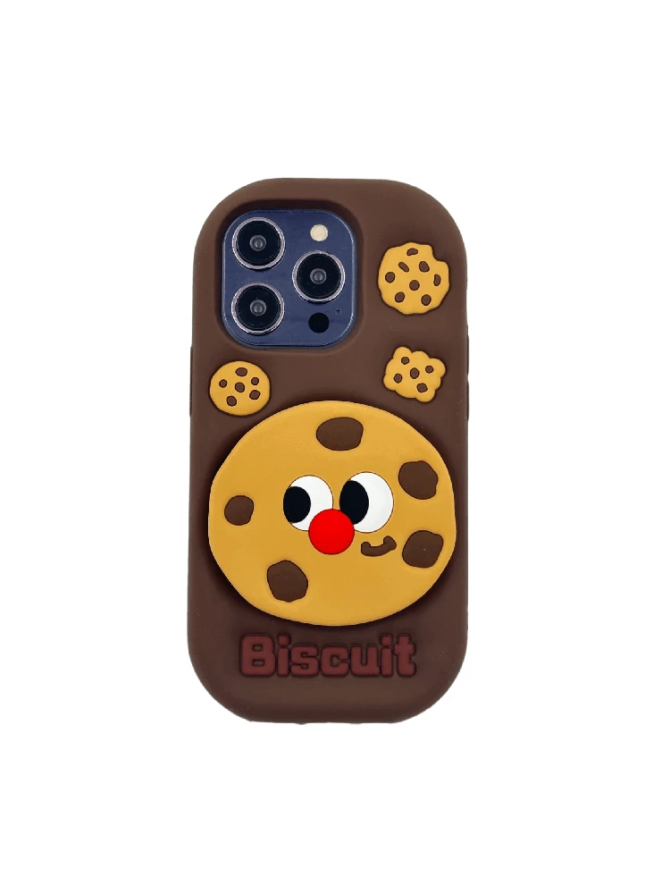 3Dcase DĖKLAS DĖKLAS 3D SAUSAINIO FORMOS DĖKLAS SU STOVĖJU IPHONE 13