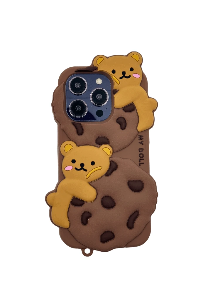 3Dcase DĖKLAS CASE 3D COOKIE BEAR IPHONE 13 PRO
