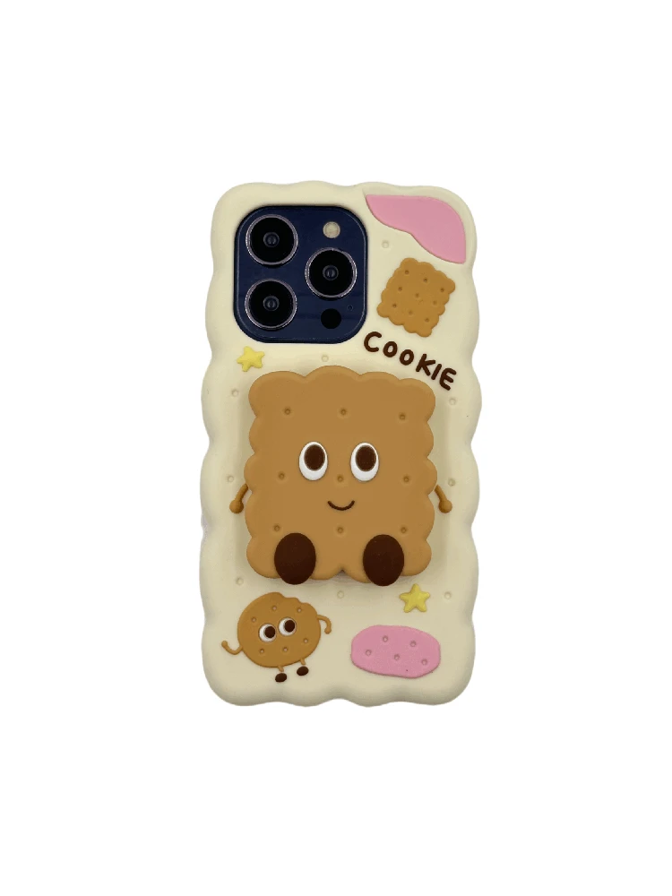 3Dcase DĖKLAS CASE 3D COOKIE WITH STAND IPHONE 13 PRO