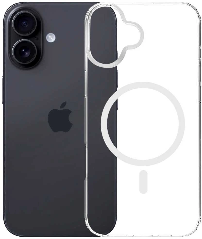 Dėklas 3Mk apsauga 3mk „Armor MagCase“, skirtas „iPhone 16 Plus“ – skaidrus
