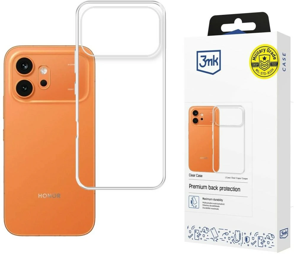 3Mk apsauginis 3mk skaidrus dėklas, skirtas Honor 600 5G - skaidrus