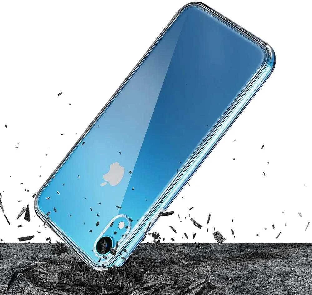 Dėklas 3MK skaidraus dėklo galinis dangtelis, Apple, iPhone XR, TPU, skaidrus