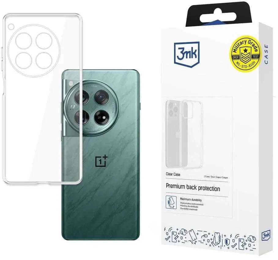 3mk dėklas telefonui skaidrus OnePlus 12 - dėklas telefonui skaidrus