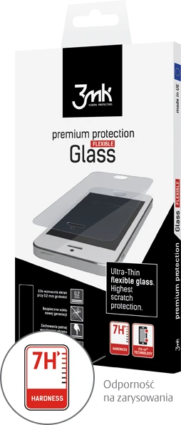 3MK FlexibleGlass ekrano apsauga, Apple, iPhone 7, hibridinis stiklas, skaidrus