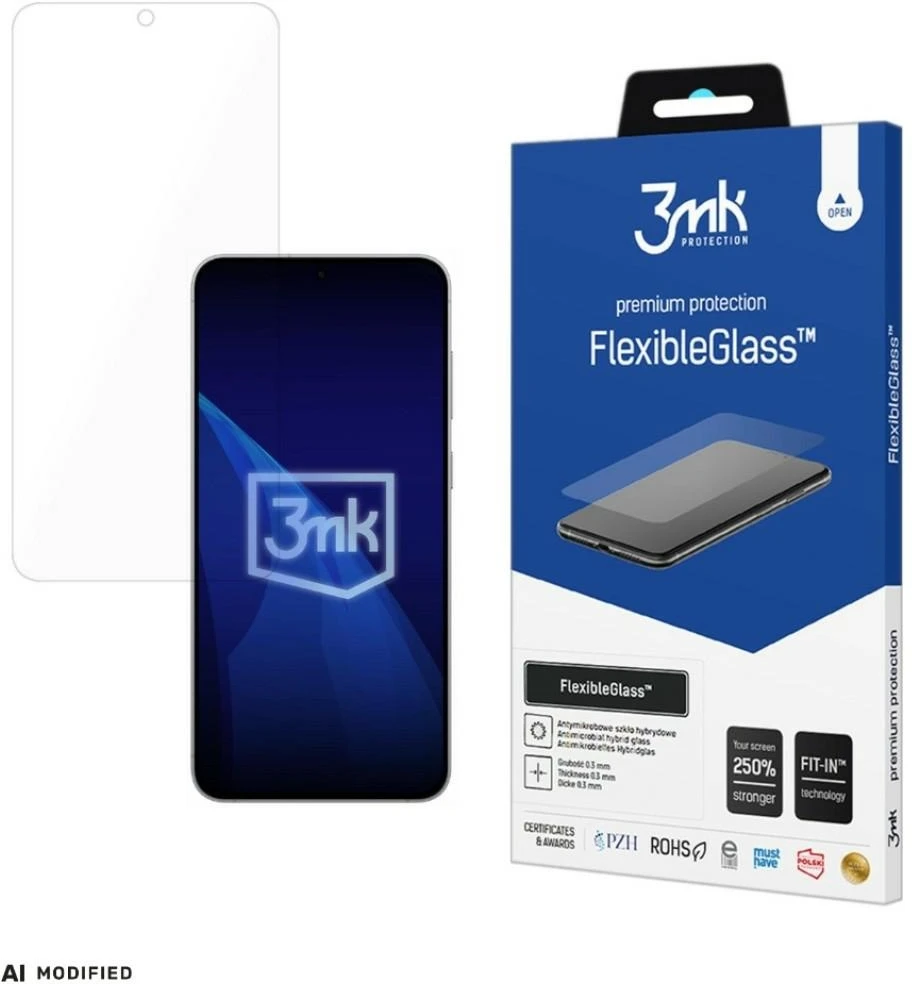 3MK FlexibleGlass hibridinis stiklas, skirtas Samsung Galaxy S26 FE