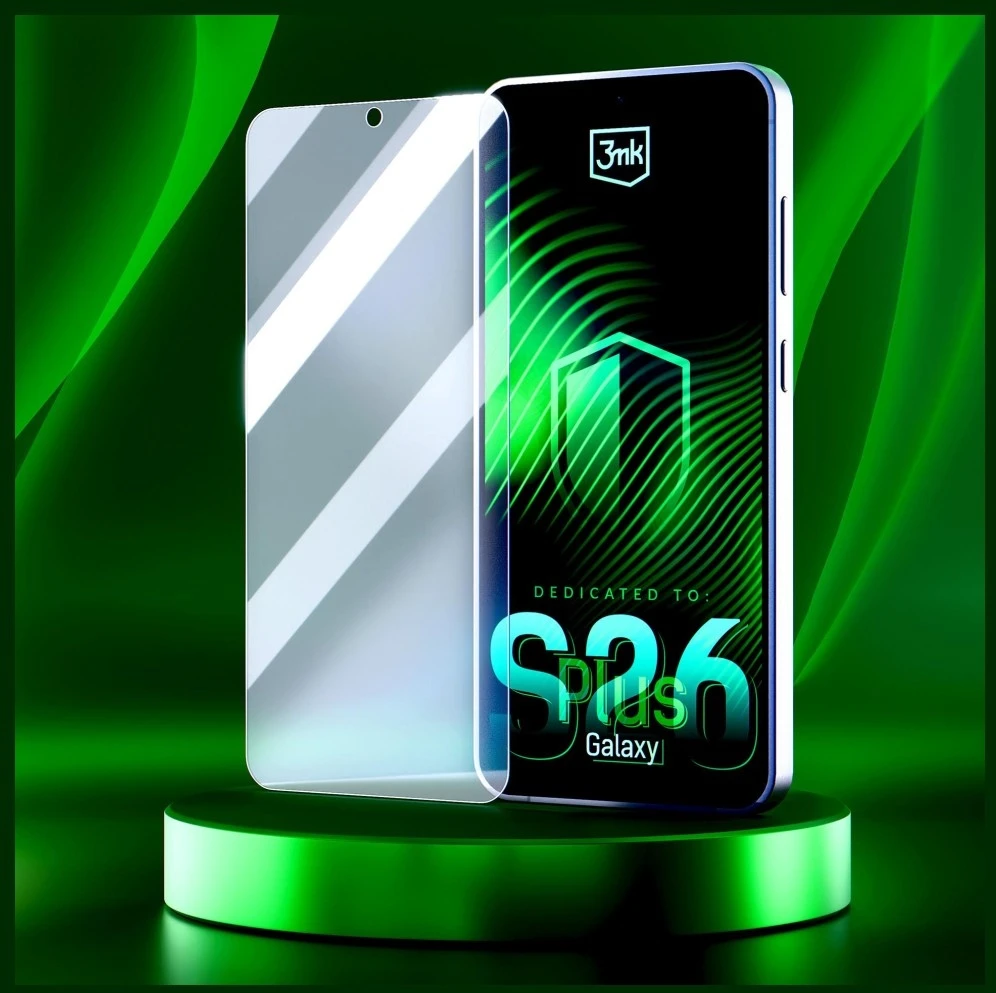 3MK „FlexibleGlass Hybrid Glass“ dėklas „Samsung Galaxy S26+“