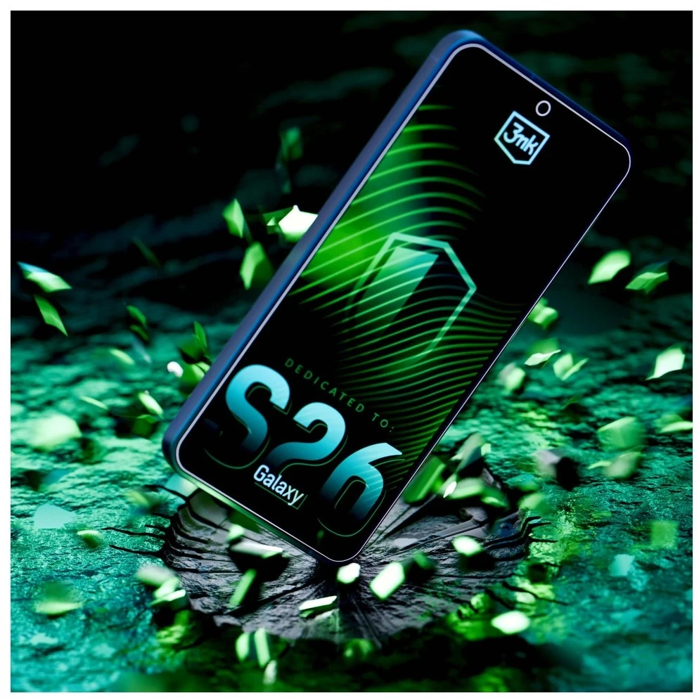 3MK „FlexibleGlass Hybrid Glass“ dėklas „Samsung Galaxy S26“