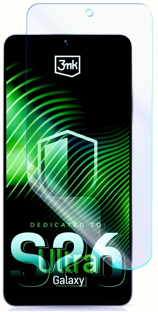 3MK „FlexibleGlass Hybrid Glass“ apsauginis stiklas „Samsung Galaxy S26 Ultra“ telefonui