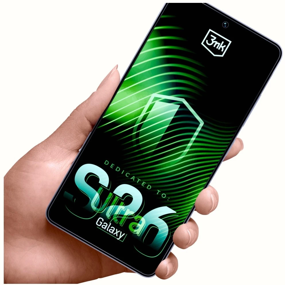 3MK „FlexibleGlass Hybrid Glass“ apsauginis stiklas „Samsung Galaxy S26 Ultra“ telefonui