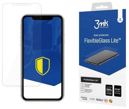 Aps. stikl. 3MK lankstus stiklas iPhone 11