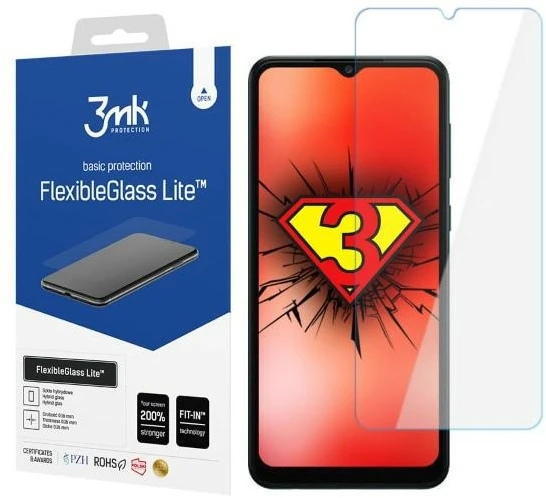 3MK „FlexibleGlass Lite“ „Samsung Galaxy A04 A045“ hibridinis stiklas „Lite“
