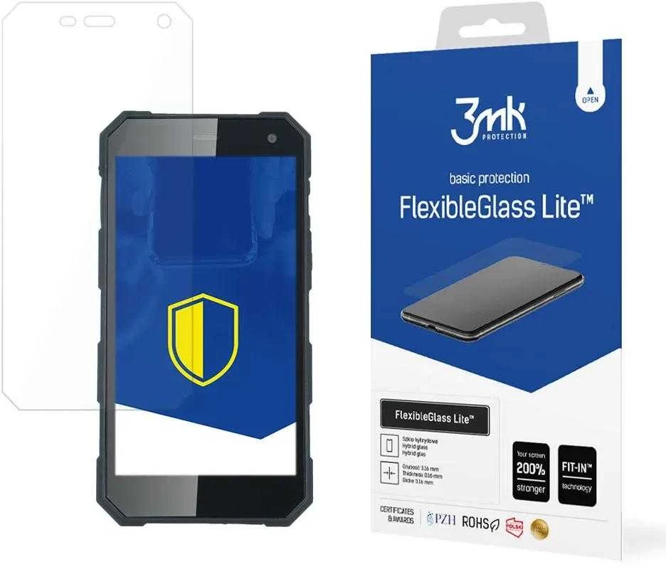 3mk FlexibleGlass Lite™ hibridinis stiklas MyPhone Hammer Energy