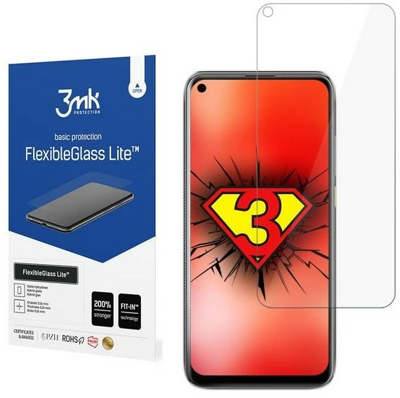 3MK „FlexibleGlass Lite“ HTC Desire 20 Pro hibridinis „Glass Lite“
