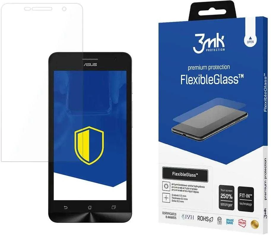3MK lankstus „Asus Zenfone 6“ hibridinis stiklas