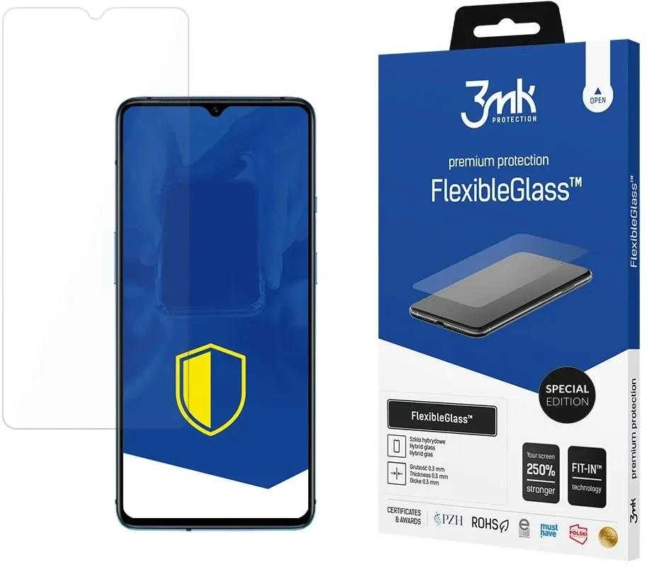 3MK lankstus stiklas „OnePlus 7TH“ hibridinis stiklas