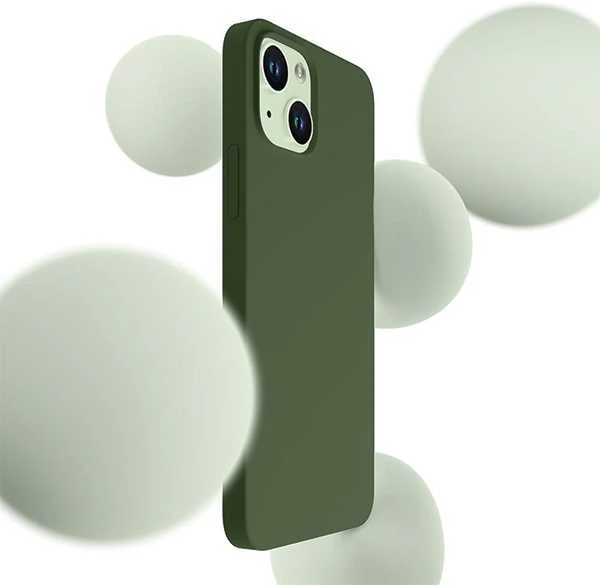 3MK Hardy Apple iPhone 15 Plus / 14 Plus 6.7" dėklas telefonui žalios spalvos MagSafe