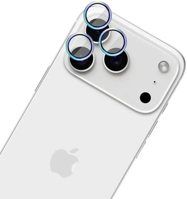 3Mk Protection 3mk HARDY objektyvo apsaugos „Pro Glass“, skirtas „iPhone 17 Pro / 17 Pro Max“ – daugiaspalvis