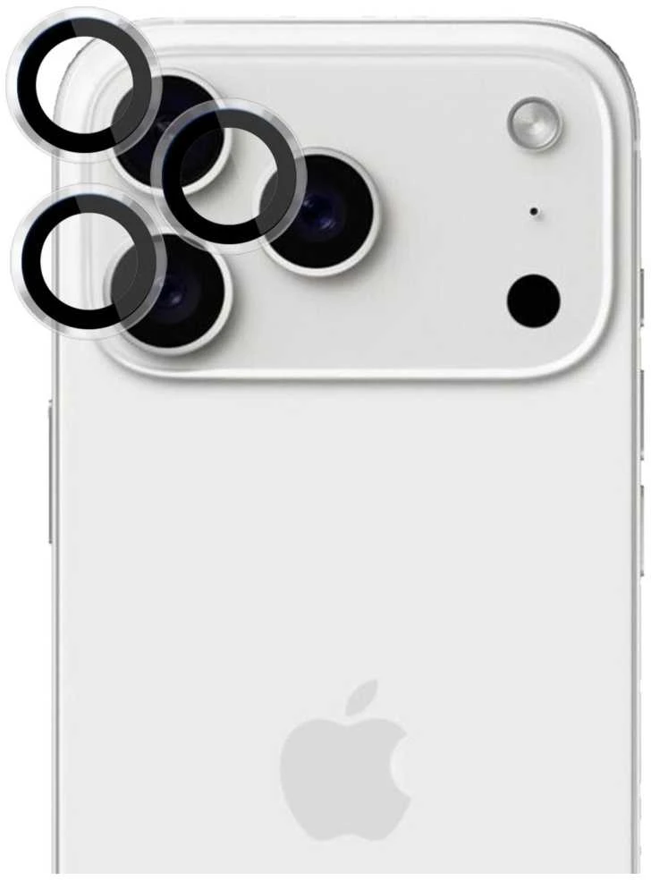 3Mk Protection 3mk HARDY objektyvo apsaugos „Pro“ objektyvo stiklas, skirtas „iPhone 17 Pro / 17 Pro Max“ - skaidrus
