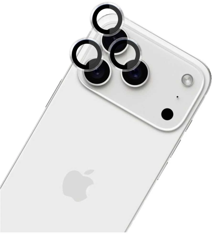 3Mk Protection 3mk HARDY objektyvo apsaugos „Pro“ objektyvo stiklas, skirtas „iPhone 17 Pro / 17 Pro Max“ - skaidrus