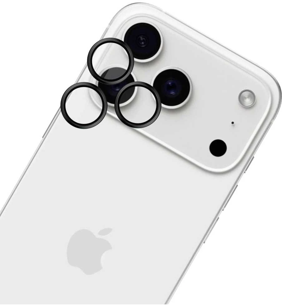 3Mk apsauga 3mk HARDY objektyvo apsaugos Pro objektyvo stiklas iPhone 17 Pro / 17 Pro Max - juodas