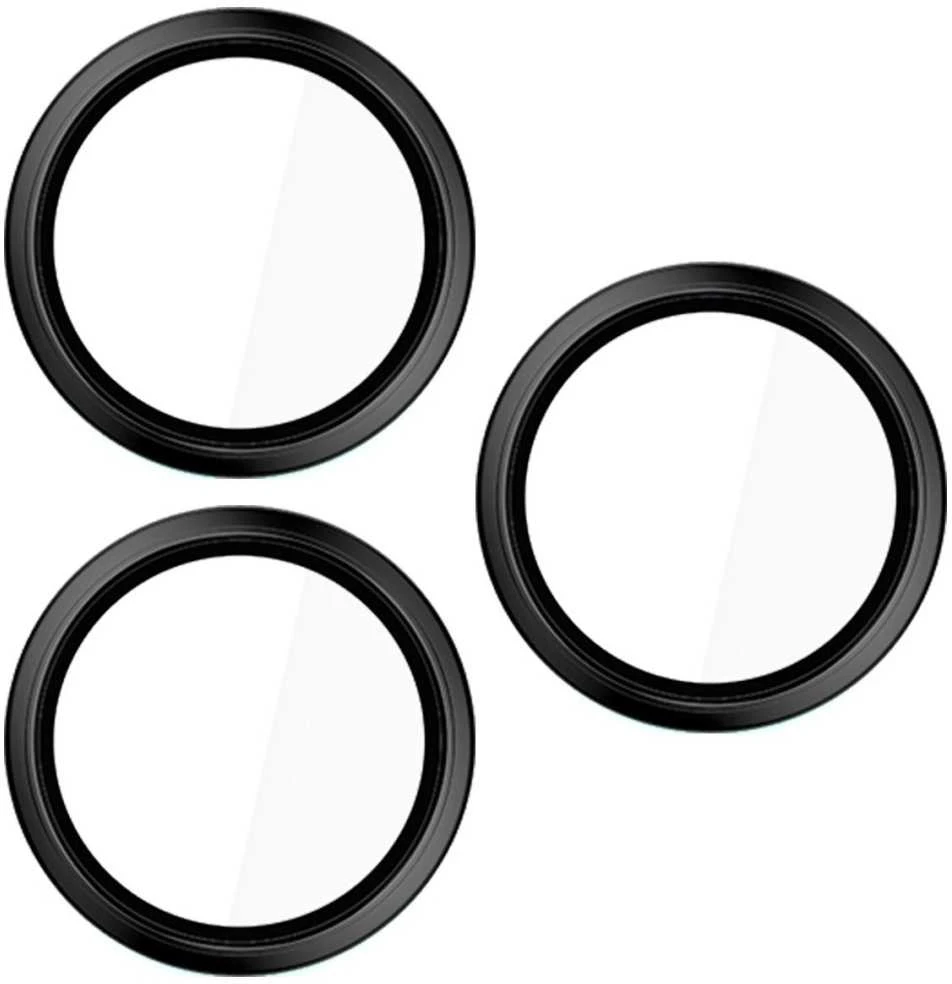 3Mk apsauga 3mk HARDY objektyvo apsaugos Pro objektyvo stiklas iPhone 17 Pro / 17 Pro Max - juodas
