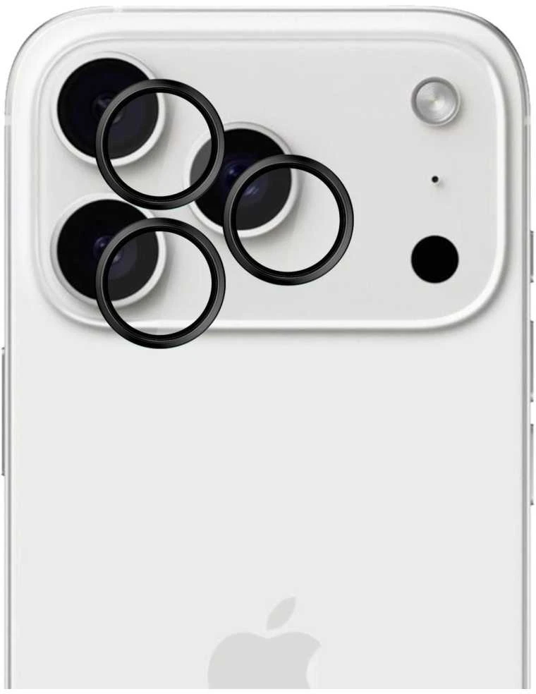 3Mk apsauga 3mk HARDY objektyvo apsaugos Pro objektyvo stiklas iPhone 17 Pro / 17 Pro Max - juodas