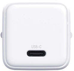 3MK Hyper Charger PD 25W laidinis įkroviklis baltos spalvos + 1x USB-C Cable
