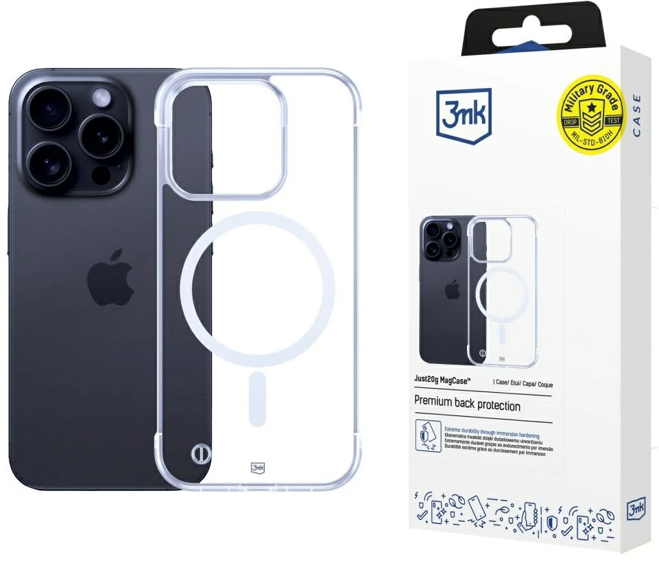 3MK Just20g MagDėklas Apple iPhone 16 Pro Max
