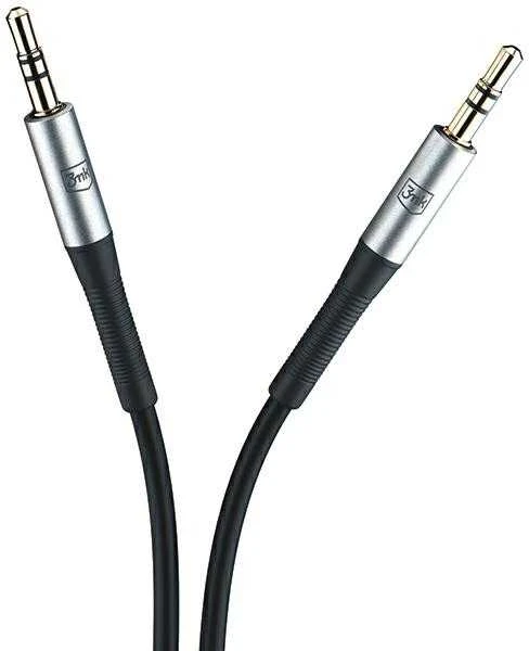 3MK AUX kabelis, 3,5 mm lizdas, 1 m