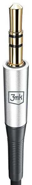 3MK AUX kabelis USB-C – 3,5 mm lizdas 1 m