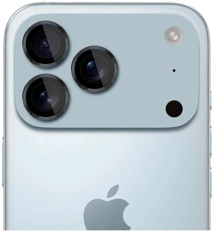 Apsauginis stikliukas kamerai 3mk Lens Pro Apple iPhone 17 Pro/17 Pro Max juodas