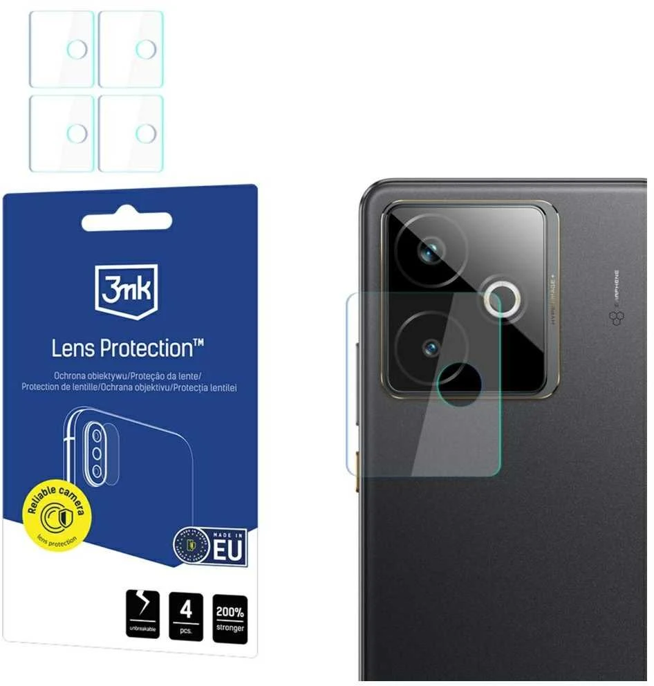3mk hibridinis objektyvo apsaugos stiklas, skirtas „Realme GT 7T“ kameros objektyvui
