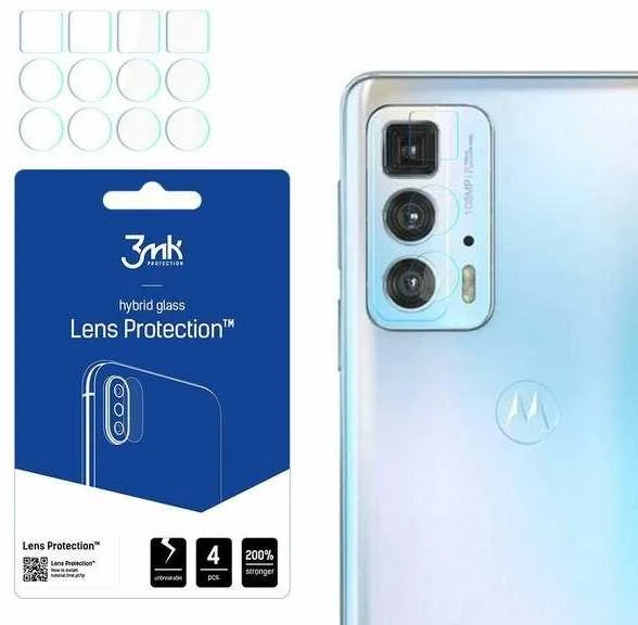 3MK Lens Protect Motorola Edge 20 Pro telefono kameros objektyvo apsauga 4vnt