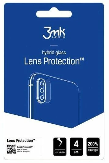 3MK objektyvo apsauga Motorola Edge 50 Neo fotoaparato objektyvo apsaugai, 4 vnt.