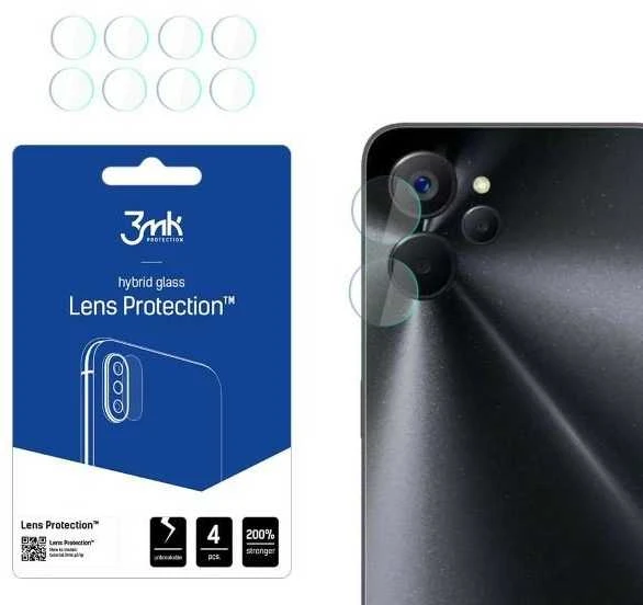 3MK Lens Protect Realme 10 telefono kameros objektyvo apsauga 4vnt