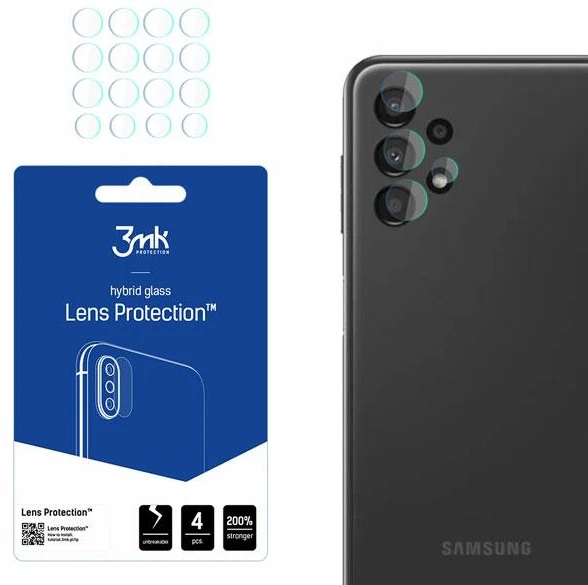 3MK objektyvo apsauga Samsung A13 4G A135 fotoaparato objektyvo apsauga 4vnt