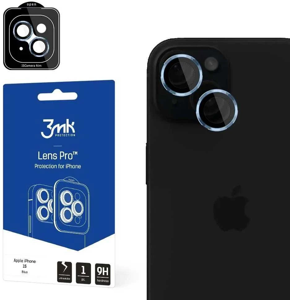 3mk Lens Protection Pro Kameros apsauga with Mėlyna Frame Apple iPhone 15