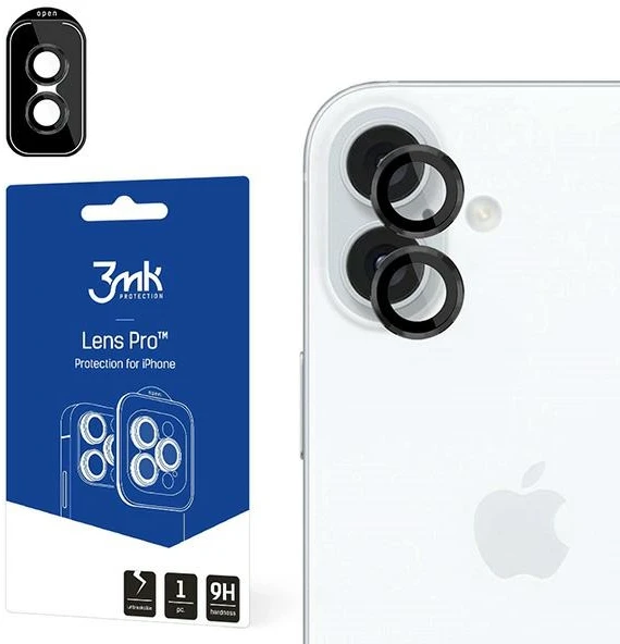 3MK Lens Protection Pro iPhone 16/16 Plus juodas