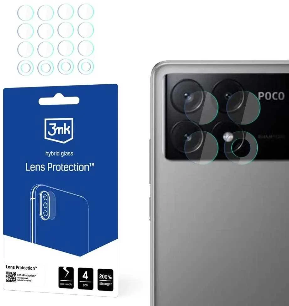 3mk Lens Protection™ hibridinės kameros stiklas Xiaomi Poco X6 Pro 5G