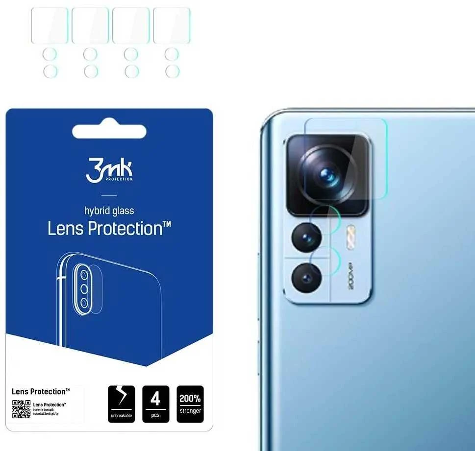 3mk Lens Protection™ hibridinis fotoaparato stiklas Xiaomi 12T / 12T Pro