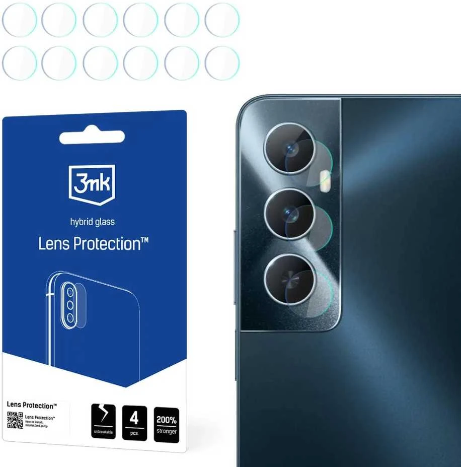 3mk Lens Protection™ hibridinis fotoaparato stiklas Realme C65
