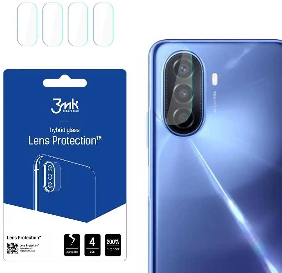 3MK objektyvo apsauga Huawei Nova Y70 kameros objektyvo apsauga 4vnt