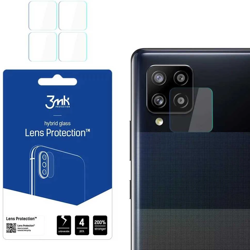 LCD apsauginė plėvelė kamerai 3MK Flexible Glass Lens Samsung A426 A42 5G