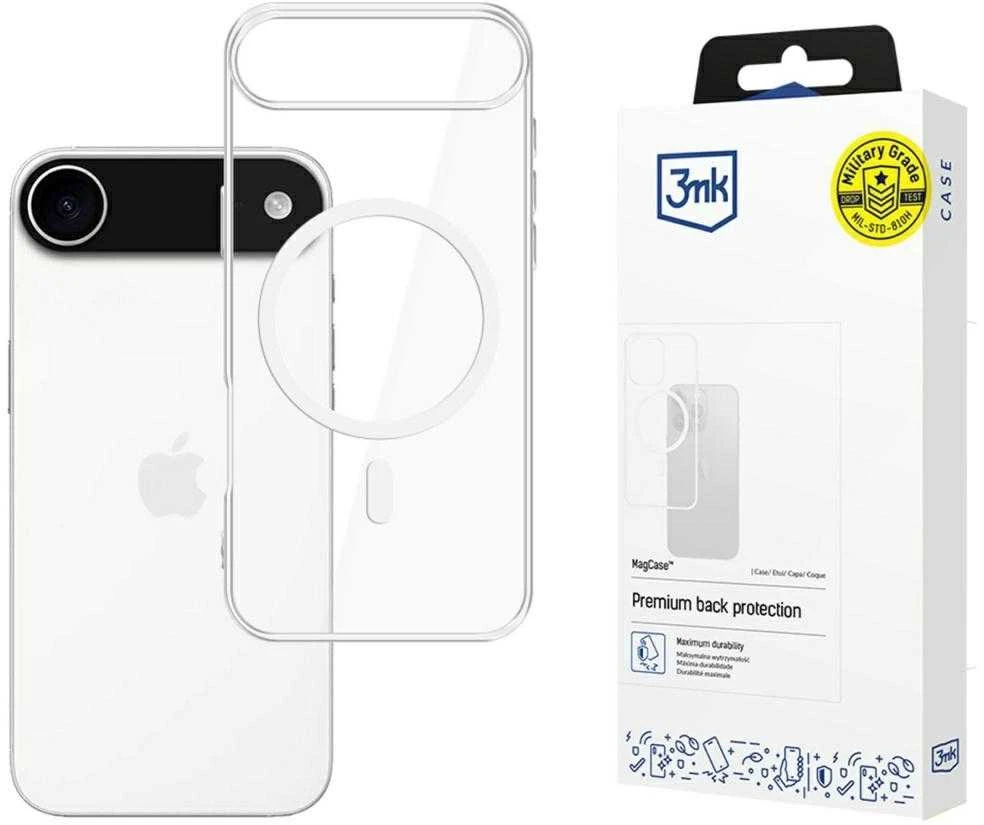 3Mk apsauginis 3mk MagCase iPhone 17 Air dėklas - skaidrus