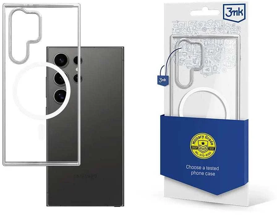 3mk Magmagnetic module Samsung Galaxy S24 Ultra - dėklas telefonui skaidrus