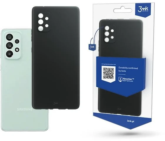 3MK Matt Dėklas Samsung Galaxy A73 5G A736 juodos spalvos