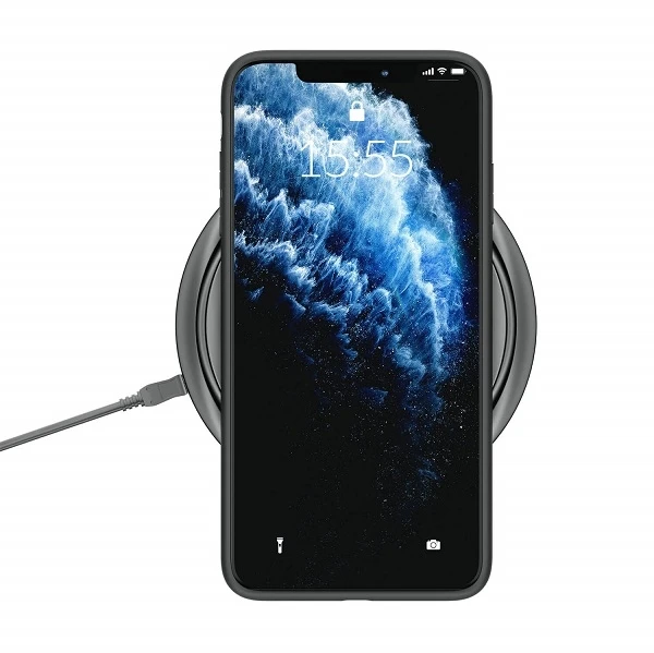 3MK Matt dėklas Apple iPhone 11 juodos spalvos