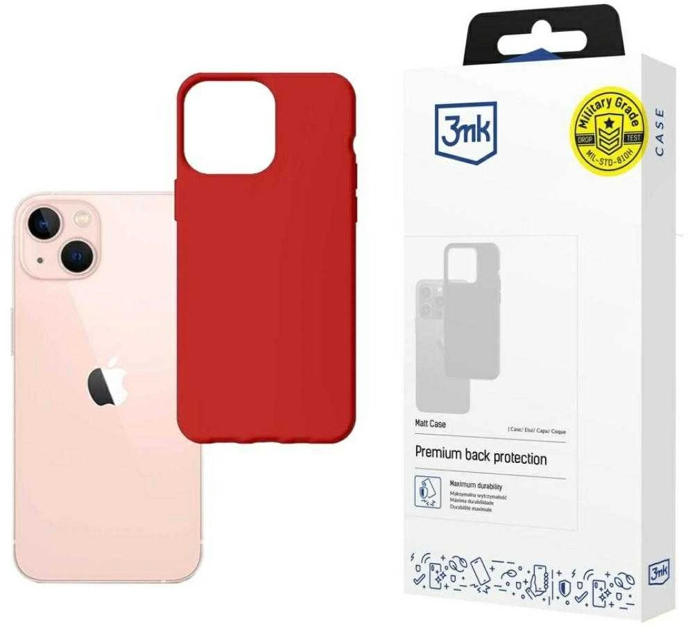 Dėklas 3mk Matt Case Apple iPhone 14 raudonas