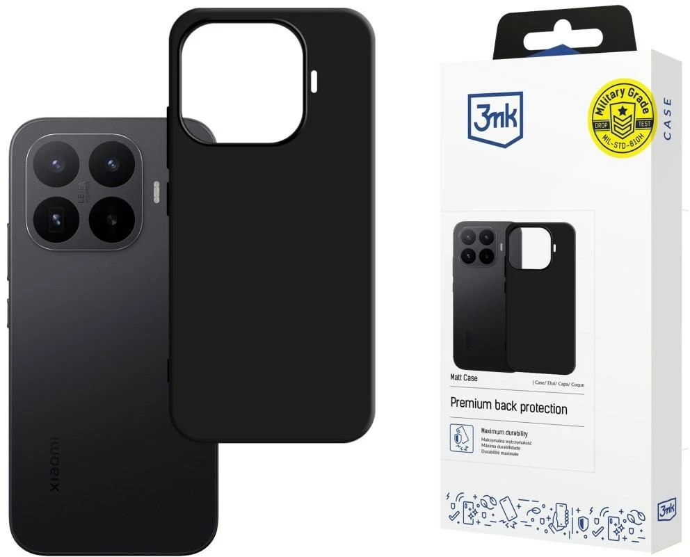Dėklas 3mk Matt Case Xiaomi 17T juodas