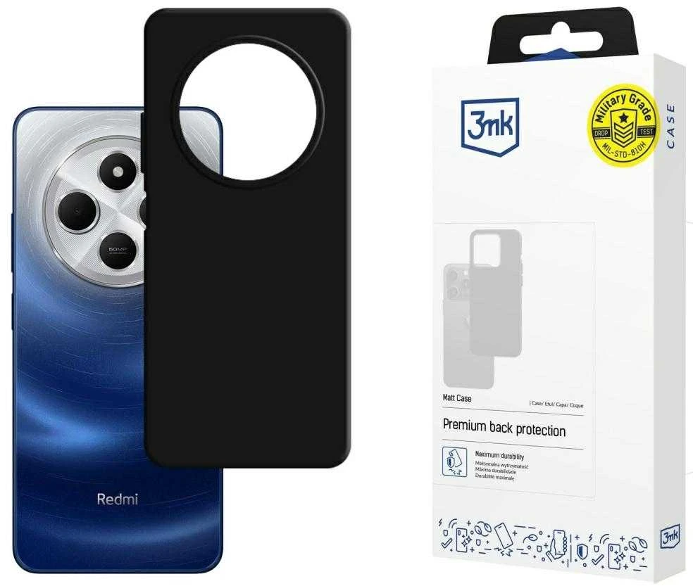 Dėklas 3mk Matt Case Xiaomi Redmi 14C/Redmi A4/Poco C75 juodas